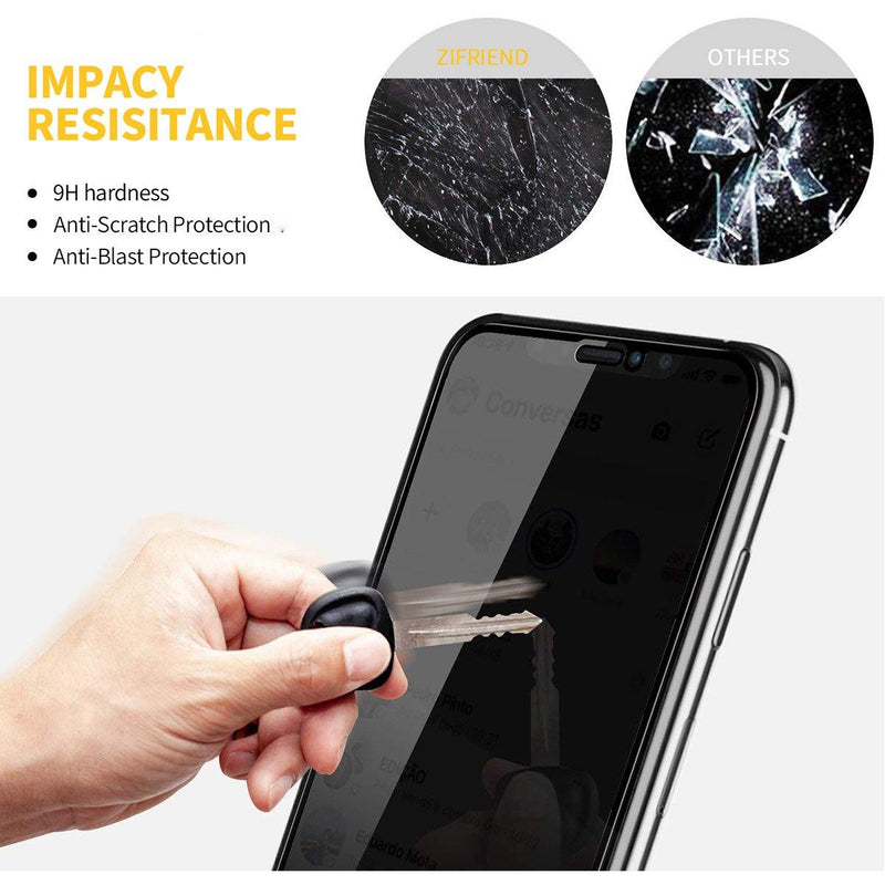 2.5D Anti Spy Privacy Tempered Glass Screen Protector - ZIFRIEND