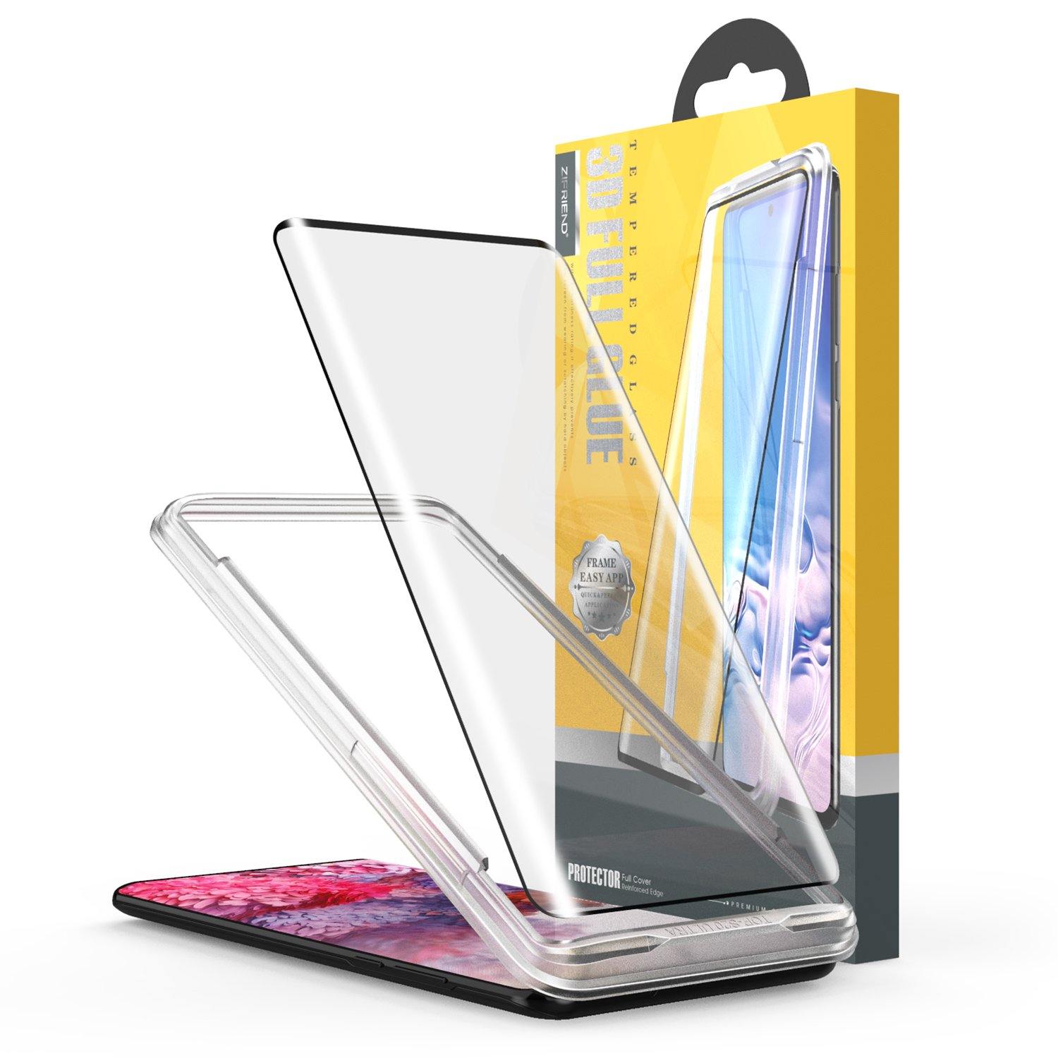 Premium 3D Full Glue Full Cover Tempered Glass with Frame Applicator 3D Full Glue Glass with Applicator zifriend