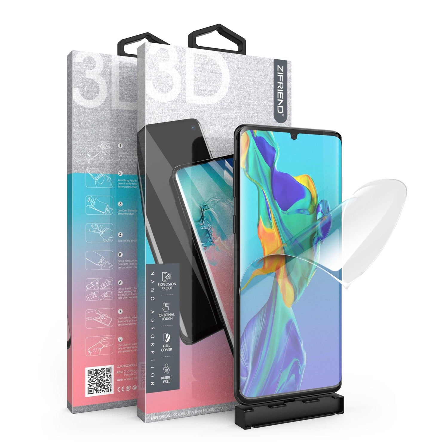 Self-healing Nano TPU Shield Screen Protector with Applicator - ZIFRIEND