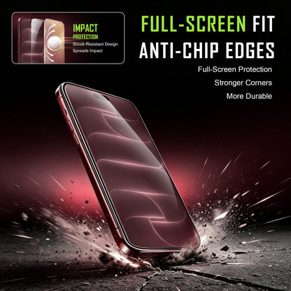 X Series Dust-Removal EASY APP Screen Protector Tempered Glass For IPHONE Duo