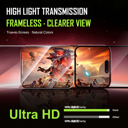 X Series Dust-Removal EASY APP Screen Protector Tempered Glass For IPHONE Duo