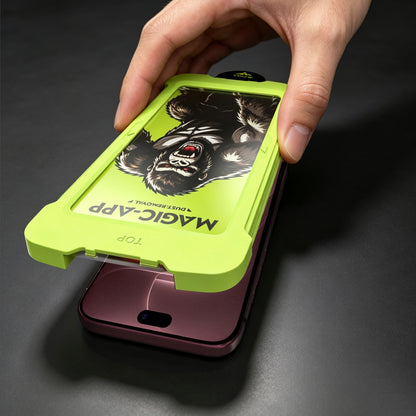 X Series Dust-Removal EASY APP Screen Protector Tempered Glass For IPHONE Duo