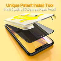 3D Privacy Full Cover Glass for iPhone with Applicator 3D Privacy Full Cover Glass with Applicator zifriend 