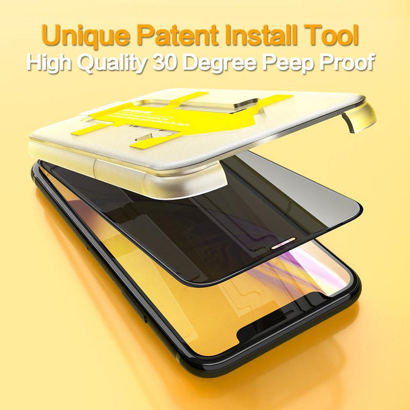 3D Privacy Full Cover Glass for iPhone with Applicator 3D Privacy Full Cover Glass with Applicator zifriend 