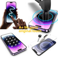 Premium Crystal 2.5D Tempered Glass for iPhone with Easy Applicator