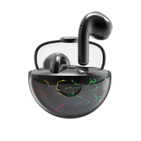 FXS-20 BT 5.1 RGB LED ENC TWS earphones earbuds true wireless touch control waterproof gaming HiFi ear buds headphones headset