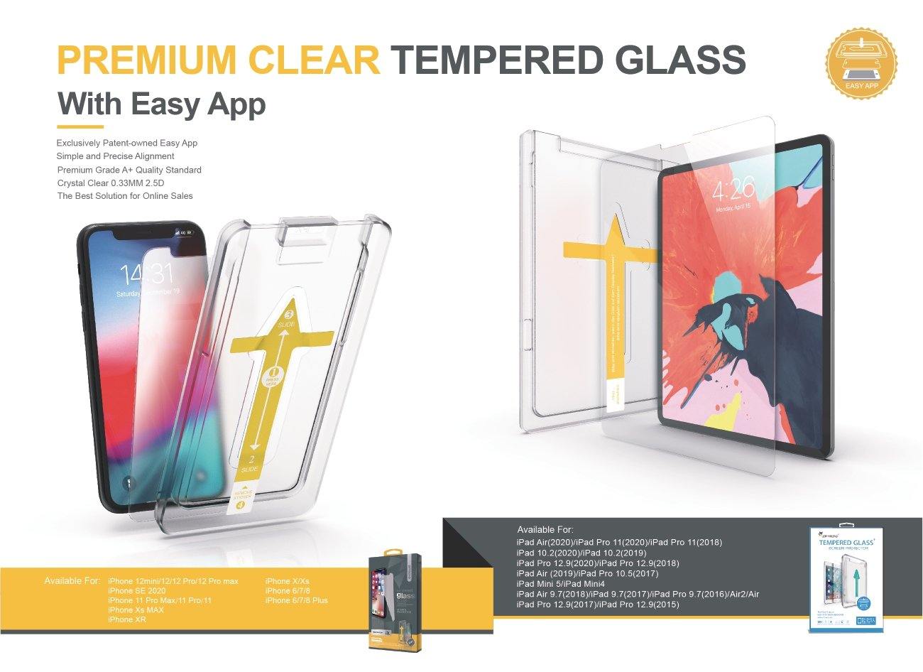 ZIFRIEND Screen Protector Solution List - ZIFRIEND