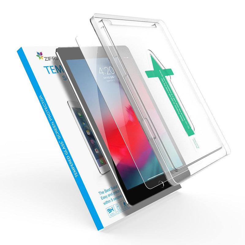 Premium Crystal 2.5D Tempered Glass Screen Protector for iPad with Easy Applicator 2.5D Crystal tempered glass screen protector for iPad with Easy Applicator zifriend 