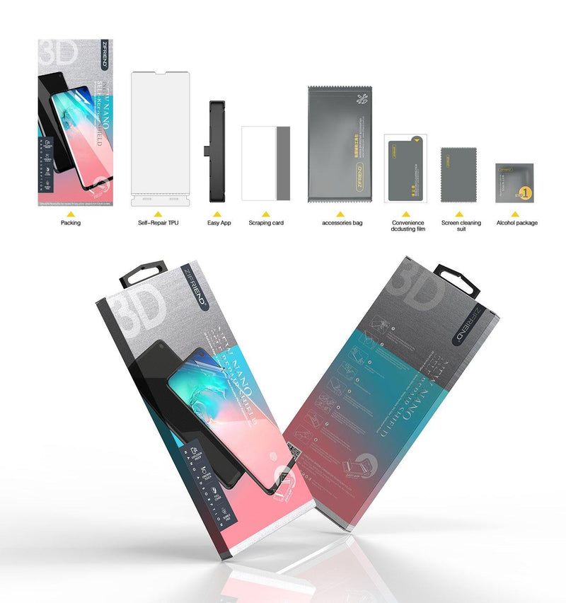 Self-healing Nano TPU Shield Screen Protector with Applicator Tool Nano Self-repair TPU Shield with Applicator zifriend 